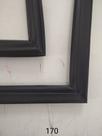 Barra BORRACHA / GAXETA - barra-2m-P001 - cor preto padrao