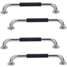 Barra de Apoio 30cm Inox Kit 4 unidades Superficie Antiderrapante Idoso Gestante Cadeirante Criança Banheiro Box Casa Acessibilidade Segurança Suport Barra de Apoio 30cm Inox Kit 4 unidades Superficie Antiderrapante Idoso Gestante Cadeirante Criança Banheiro Box Casa Acessibilidade Segurança Suport