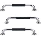 Barra de Apoio 30cm Inox Suporte Antiderrapante Casa Banheiro Box Kit 3 unidades Idoso Cadeirante Gestante Criança Segurança Proteçao Acessibilidade Barra de Apoio 30cm Inox Suporte Antiderrapante Casa Banheiro Box Kit 3 unidades Idoso Cadeirante Gestante Criança Segurança Proteçao Acessibilidade