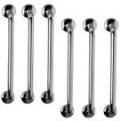 Barra de Apoio 40cm Alça Aço Inox Kit 6 Unidades Idoso Gestante Cadeirante Deficientes Suporte Banheiro Escada Corrimao Barra de Apoio 40cm Alça Aço Inox Kit 6 Unidades Idoso Gestante Cadeirante Deficientes Suporte Banheiro Escada Corrimao