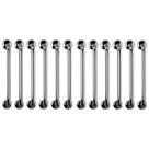 Barra de Apoio 60cm Aço Inox Kit 12 Uni Acessibilidade Criança Idoso Gestante Banheiro Box Suporte Resistente Evita Acidente Segurança