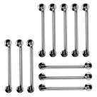 Barra de Apoio 60cm Inox Kit 11 Unidades Idoso Cadeirante Deficiente Gestante Banheiro Box Suporte Escada Corrimao Acessibilidade Barra de Apoio 60cm Inox Kit 11 Unidades Idoso Cadeirante Deficiente Gestante Banheiro Box Suporte Escada Corrimao Acessibilidade