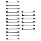 Barra de Apoio 60cm Inox Kit 18 Unidades Banheiro Box Gestante Idoso Deficiente Corrimao Segurança Acessibilidade Barra de Apoio 60cm Inox Kit 18 Unidades Banheiro Box Gestante Idoso Deficiente Corrimao Segurança Acessibilidade