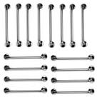 Barra de Apoio 60cm Inox Kit 18 Unidades Idoso Gestante Banheiro Box Acessibilidade Deficiente Segurança Suporte Barra de Apoio 60cm Inox Kit 18 Unidades Idoso Gestante Banheiro Box Acessibilidade Deficiente Segurança Suporte