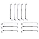Barra de Apoio 70cm Inox Kit 11 Unidades Idoso Cadeirante Deficiente Gestante Suporte Anti Queda Evita Acidente Banheiro Box Varanda Casa Corrimao Ace