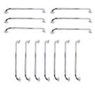 Barra de Apoio 70cm Inox Kit 13 Unidades Idoso Cadeirante Gestante Criança Acessibilidade Casa Banheiro Box Suporte Resistente Segurança