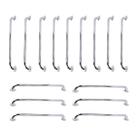 Barra de Apoio 70cm Inox Kit 15 Unidades Cadeirante Idoso Gestante Acessibilidade Casa Banheiro Box Seguro Escada Resistente Suporte Corrimao
