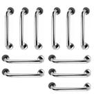 Barra de Apoio Aço Inox 40cm Kit 11 Unidades Corrimao Idoso Cadeirante Banheiro Box Deficiente Acessibilidade Segurança Suporte Barra de Apoio Aço Inox 40cm Kit 11 Unidades Corrimao Idoso Cadeirante Banheiro Box Deficiente Acessibilidade Segurança Suporte