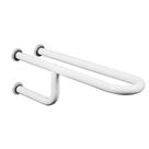 Barra de Apoio Aluminio Branco Fixa Ld Direto 60cm - 7562