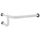 Barra de Apoio Aluminio Branco Fixa P/ Lavatorio Ld Direto 40 X 50cm - 7728 Barra de Apoio Aluminio Branco Fixa P/ Lavatorio Ld Direto 40 X 50cm - 7728