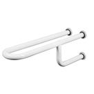 Barra de Apoio Aluminio Branco Lateral Fixa Ld Esquerdo 60cm - 7563
