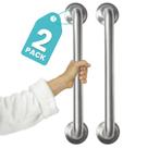 Barra de apoio de metal Handrail Vive de 41 cm, pacote com 2 unidades, capacidade de 200 kg