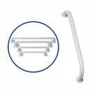 Barra de Apoio Horizontal 40cm Sequencial Branca Banheiro Segurança Idosos