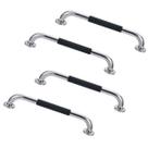 Barra de Apoio Inox 30cm Suporte Antiderrapante Kit 4 unidades Idoso Gestante Criança Casa Banheiro Box Cadeirante Segurança Acessibilidade Barra de Apoio Inox 30cm Suporte Antiderrapante Kit 4 unidades Idoso Gestante Criança Casa Banheiro Box Cadeirante Segurança Acessibilidade