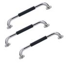 Barra de Apoio Inox 40cm Suporte Antiderrapante Kit 3 unidades Banheiro Box Criança Idoso Gestante Cadeirante Segurança Proteçao Acessibilidade Barra de Apoio Inox 40cm Suporte Antiderrapante Kit 3 unidades Banheiro Box Criança Idoso Gestante Cadeirante Segurança Proteçao Acessibilidade