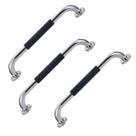 Barra de Apoio Inox 60cm Suporte Antiderrapante Kit 3 unidades Idoso Cadeirante Gestante Criança Banheiro Box Corrimao Escada Proteçao Resistente Segu