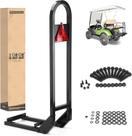 Barra de apoio para assento traseiro para carrinho de golfe 10L0L Heavy Duty Safety preta