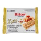 Barra de Cereais Ritter Sabor Caramelo Salgado e Amendoim com Chocolate Branco Zero com 3 Unidades de 22g cada