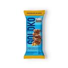 Barra de chocolate ao leite com pedaços de caramelo e flor de sal zero adição de açúcares 20g