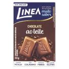 Barra de Chocolate Linea Diet Sem Açúcar Chocolate ao Leite 30g