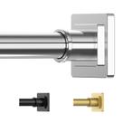 Barra de cortina de chuveiro UIOSANRT Stainless Silver 80-173cm Tension