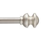 Barra de cortina de janela Kenney Kendall Knob Brushed Nickel Barra de cortina de janela Kenney Kendall Knob Brushed Nickel