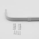 Barra de cortina Yafa Home Fashion Heavy Duty Ajustável Branca