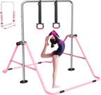Barra de Ginástica FBSPORT Altura Ajustável 89-130 cm Rosa