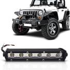 Barra de led off road slim 18cm 18w 6 leds lumi