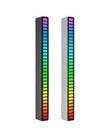BARRA DE LED RÍTMICA RECARREGÁVEL TOMATE MSY-9999 - Efeitos Visuais para Festas e Decoração