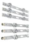 Barra de LED Samsung UN50AU7700G UN50CU7700G - Kit completo 6 barras - Produto Original