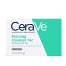 Barra de limpeza CeraVe, espuma, sem sabão, 130 ml para pele oleosa