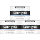 Barra de limpeza facial Neutrogena Transparent Original, pacote com 3 unidades