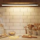 Barra De Luz Com Sensor Inteligente De Led 60cm 3000mah quente,frio e neutro