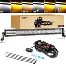 Barra de Luz LED Auxbeam 30 cm 180W 6 Modos Estroboscópicos para Auto Todo Terreno Barra de Luz LED Auxbeam 30 cm 180W 6 Modos Estroboscópicos para Auto Todo Terreno