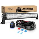 Barra de luz LED Nilight 32 polegadas 180 W Spot Flood Combo 12V Barra de luz LED Nilight 32 polegadas 180 W Spot Flood Combo 12V