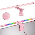 Barra de Luz para Monitor Quntis IM 51 cm Rosa RGB com Proteção para os Olhos