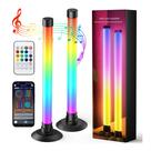 Barra de luz RGB Barra de luz LED Ledagic com sincronização de música de 12" Barra de luz RGB Barra de luz LED Ledagic com sincronização de música de 12"