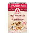Barra de Proteína Atkins Blueberry Greek Yogurt e Strawberry Shortcake 12 unidades