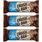 Barra de Proteína Crush Bar Cookies & Cream Kit 3 10g de Proteína 35g +Mu