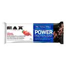 Barra de Proteína Max Titanium Power Protein Bar Sabor Morango Sensation 41g