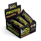 Barra de Proteína Vegana Sem Glúten biO2 Sabor Baunilha