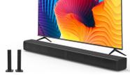 Barra de Som Puxinat 2.2 Canais - 81cm com Bluetooth 5.0 para TV