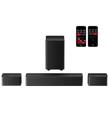 Barra de som ULTIMEA 5.1 410 W Dolby Atmos com subwoofer Poseidon D60