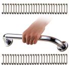 Barra de Suporte 60cm Kit 52 Uni Aço Inox Banheiro Idoso Gestante Deficiente Amputado Segurança Corrimao Barra de Suporte 60cm Kit 52 Uni Aço Inox Banheiro Idoso Gestante Deficiente Amputado Segurança Corrimao