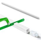 Barra de Toalha AIDIMMING 61 cm Ajustável em Plástico Branco