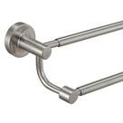 Barra de toalha BeSy ajustável de 42 a 72 cm, dupla SUS304 inoxidável Barra de toalha BeSy ajustável de 42 a 72 cm, dupla SUS304 inoxidável