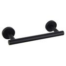 Barra de toalha GERZWY 23 cm SUS 304 em aço inoxidável preto fosco