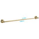 Barra de toalha Leyden Antique Brass ajustável 57cm