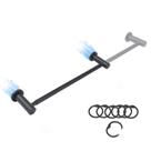 Barra de toalha magnética Jolliq 35-65cm em aço inoxidável, 1 pacote